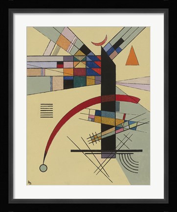 Framed Small Yellow, 1926 Print