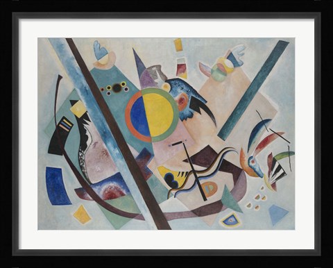 Framed Multicolored Circle, 1921 Print