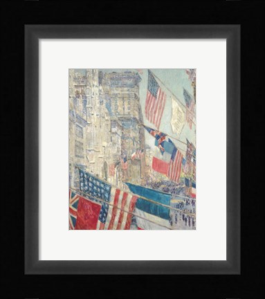 Framed Allies Day, May 1917, 1917 Print