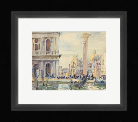 Framed Piazzetta, c. 1911 Print