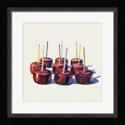Framed Nine Jelly Apples, 1964 Print