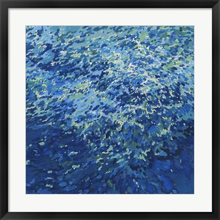 Framed Choppy Sea Print