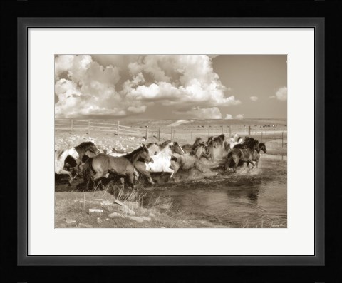 Framed On the Move Print