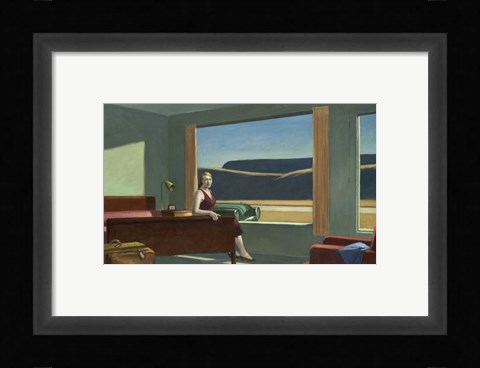 Framed Western Motel, 1957 Print