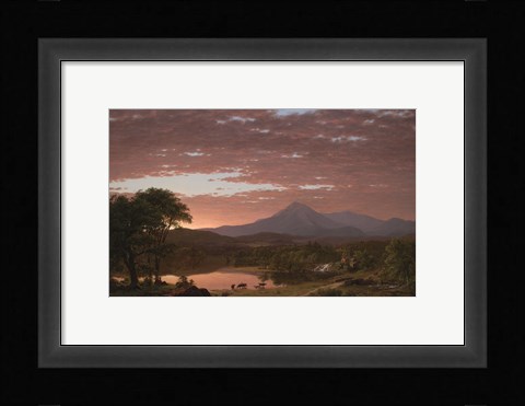 Framed Mt. Ktaadn, 1853 Print