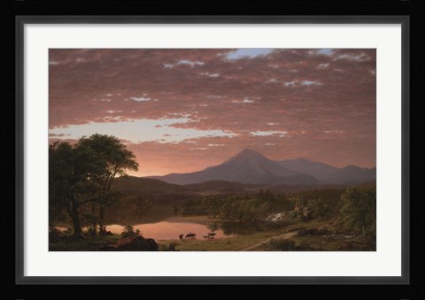 Framed Mt. Ktaadn, 1853 Print
