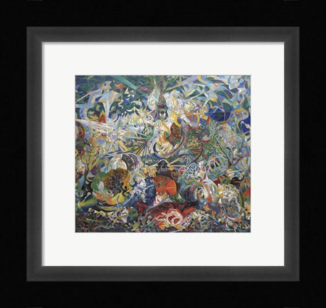 Framed Battle of Lights, Coney Island, Mardi Gras, 1913-14 Print