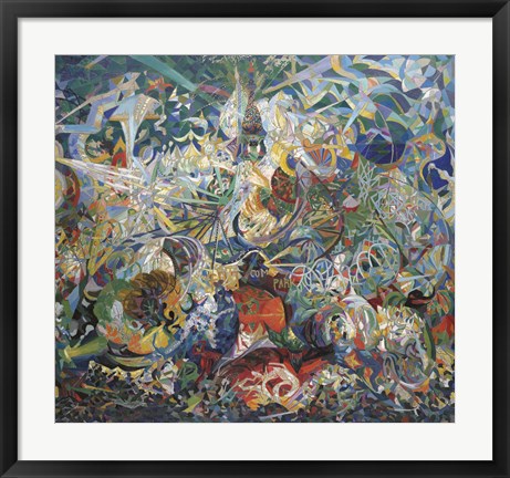 Framed Battle of Lights, Coney Island, Mardi Gras, 1913-14 Print