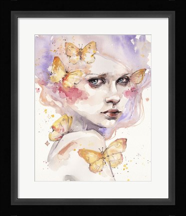 Framed All a Flutter Print