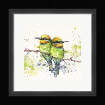 Framed Family (Rainbow Bee Eaters) Print