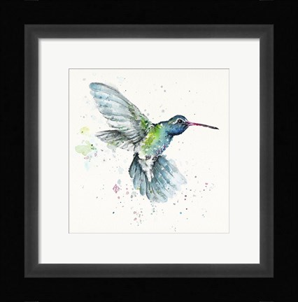 Framed Hummingbird Flurry Print