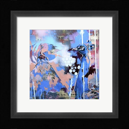 Framed My Boys in Blue Print