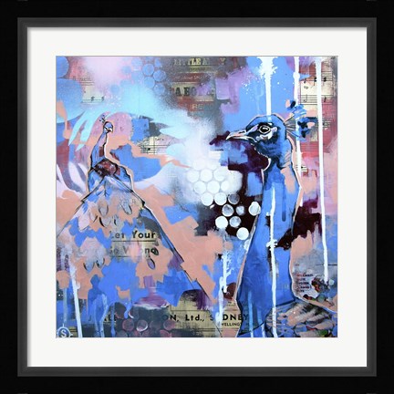 Framed My Boys in Blue Print