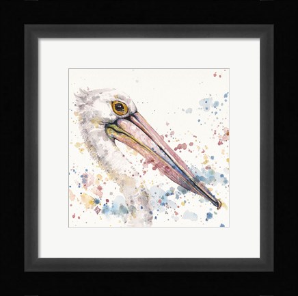 Framed Pelicans About Print