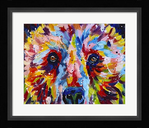 Framed Grizzly Bear Print