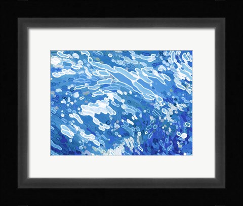 Framed Swirling Tide Print