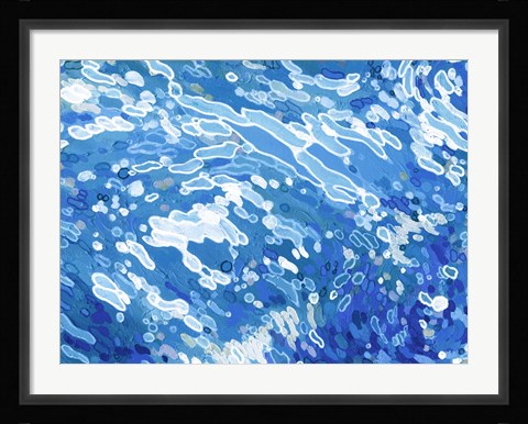 Framed Swirling Tide Print