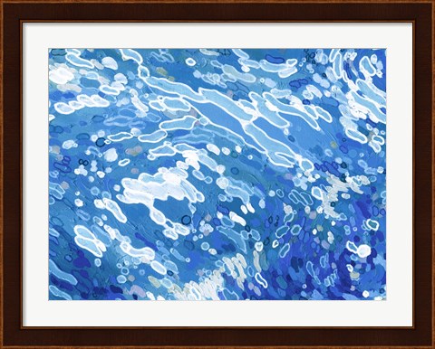 Framed Swirling Tide Print