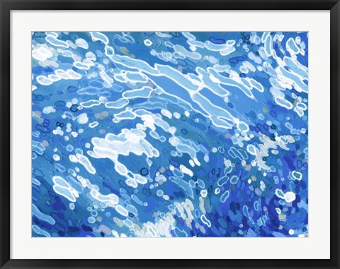 Framed Swirling Tide Print