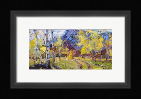 Framed Autumn's Welcome Print