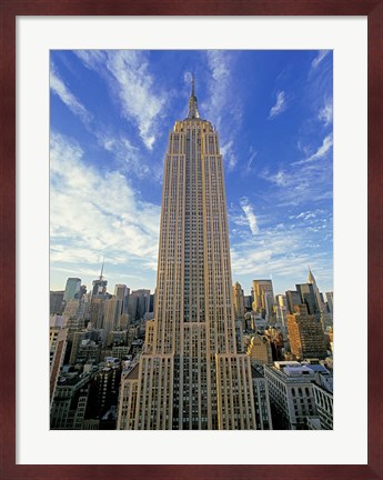 Framed Empire State Building, New York City Print
