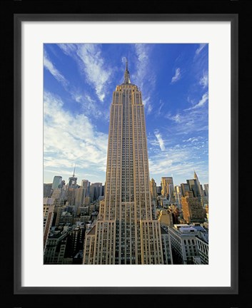 Framed Empire State Building, New York City Print