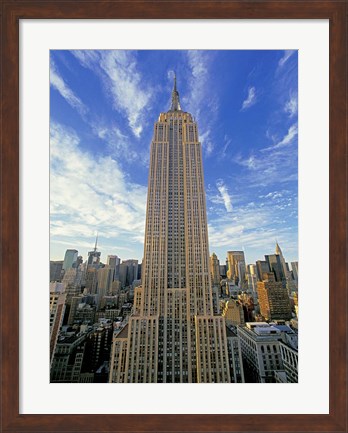 Framed Empire State Building, New York City Print