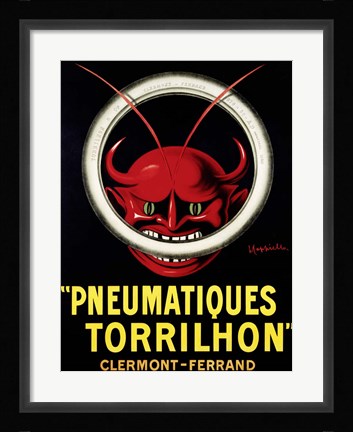 Framed Pneumatiques Torrilhon Print