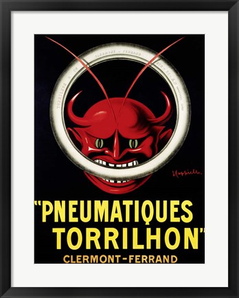 Framed Pneumatiques Torrilhon Print