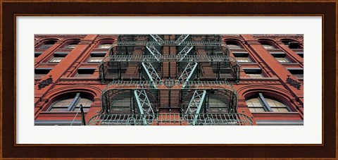 Framed Puck Building Facade, Soho, NYC Print