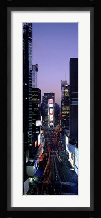 Framed Times Square at Night Print