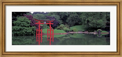 Framed Japanese Garden Print