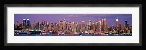 Framed Manhattan Skyline, NYC Print