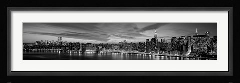 Framed Manhattan Dusk Print