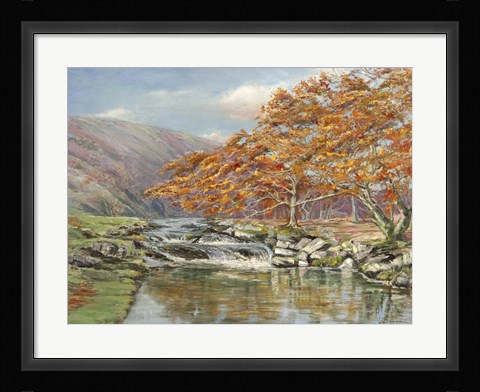 Framed Ruscello Silvestre Print