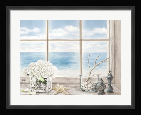 Framed Memories of the Ocean Print