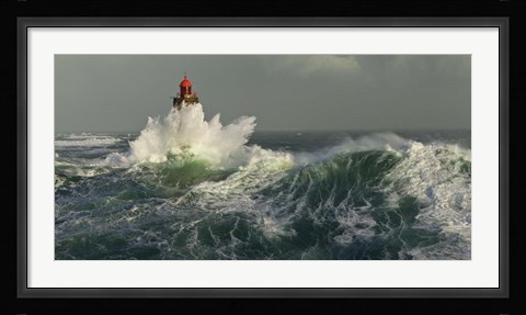 Framed La Jument dans la Tempete Print