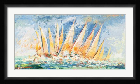 Framed Tra le Onde Print