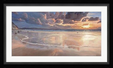 Framed Alba sul Mare Print