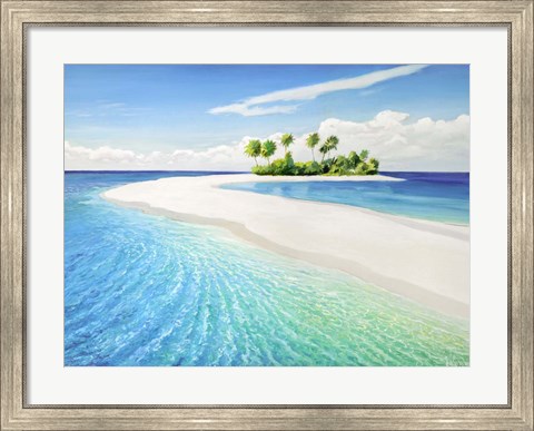 Framed Isola Tropicale Print