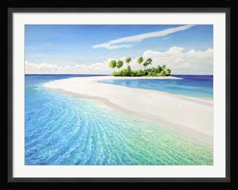 Framed Isola Tropicale Print
