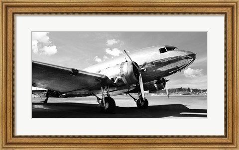 Framed Vintage Airplane Print