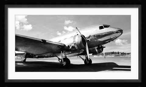 Framed Vintage Airplane Print