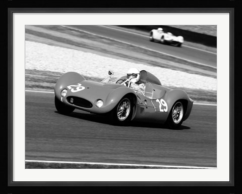 Framed Historical Race Cars 2 Print