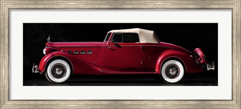 Framed Packard Super Eight Coupe Roadster Print