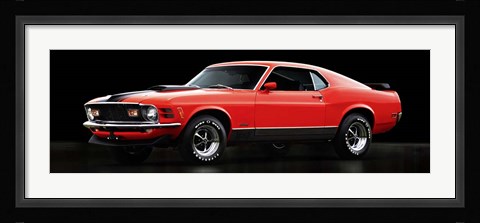 Framed Ford Mustang Mach 1 Print