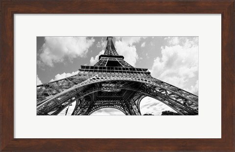 Framed Eiffel Tower in Spring Print