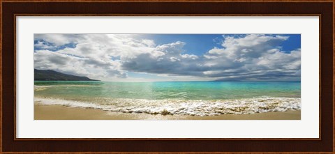 Framed Baie Beau Vallon, Mahe, Seychelles Print