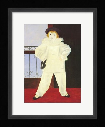 Framed Artist's Son (Paul as Harlequin) Print