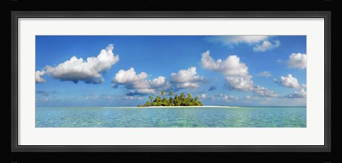 Framed South Male Atoll, Maldives Print